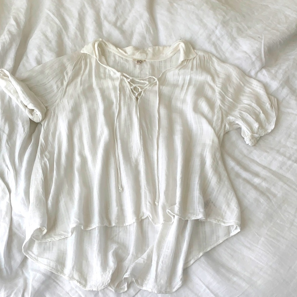 Urban Outfitters Tie Up Blouse